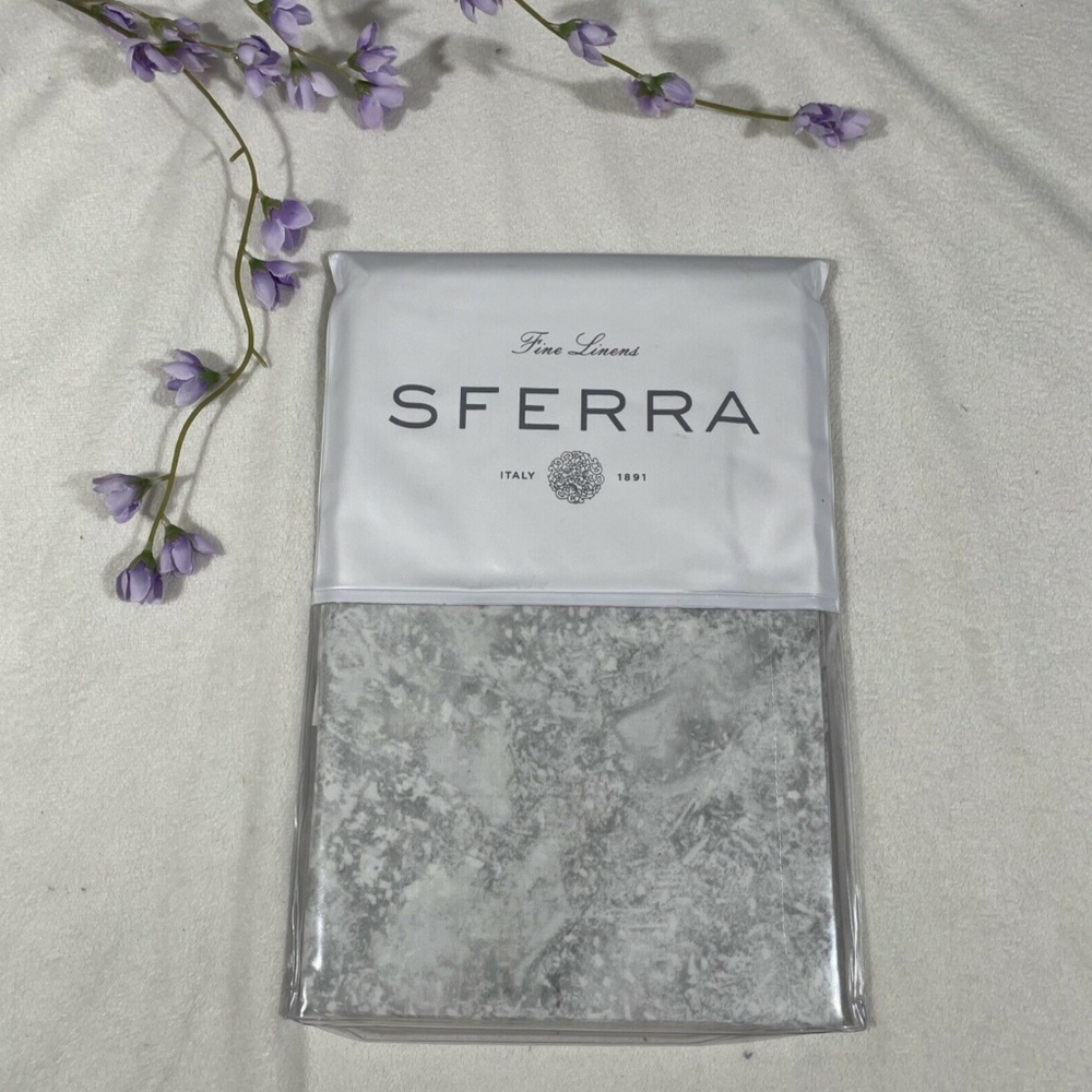 NIB SFERRA Pallani [‎ 1 Euro Continental ] Pillow Sham in Lunar